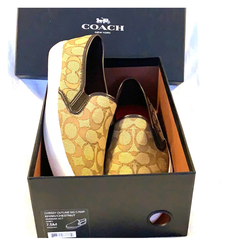 Coach Chrissy Signature Slip On!